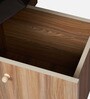 Dresser In Choco Walnut Finish With Seating Stool