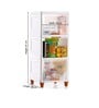 White Foldable Cabinet With Sliding Door Step 3 ( Transparent Door )