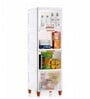 White Foldable Cabinet With Sliding Door Step 4 ( Transparent Door )