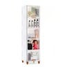 White Foldable Cabinet With Sliding Door Step 5 ( Transparent Door )