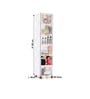 White Foldable Cabinet With Sliding Door Step 6 ( Transparent Door )