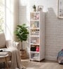 White Foldable Cabinet With Sliding Door Step 6 ( Transparent Door )