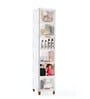 White Foldable Cabinet With Sliding Door Step 6 ( Transparent Door )
