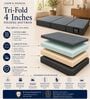Foldable 2 Layer Orthopedic 4 Inch HD & Gel Memory Foam Mattress (72x36) In Single Size Foldable 2 Layer Orthopedic 4 Inch HD & Gel Memory Foam Mattress (72x36) In Single Size