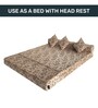 Foldable (72x60) 3 Seater Queen Size 7 inches Foam Sofa Cum Foldable Mattress