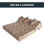 Foldable (72x60) 3 Seater Queen Size 7 inches Foam Sofa Cum Foldable Mattress
