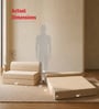 Foldable 7 Inches HR Foam (75x60) Queen Size Sofa Cum Mattress in Beige Colour