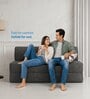 Foldable 7 Inches Resitec Foam (75x60) Queen Size Sofa Cum Mattress in Grey Colour