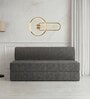 Foldable 7 Inches Resitec Foam (75x60) Queen Size Sofa Cum Mattress in Grey Colour