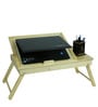 Matize Solid Wood Portable Table in Natural Finish