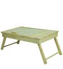 Matize Solid Wood Portable Table in Natural Finish
