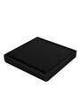 Foldable Collapsible Ottoman Storage Box Cum Stool In Black Colour