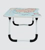Dog Portable Table in Blue Colour