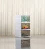 White Foldable Shoes Rack Stackable Shoe Organizer 3 Layer