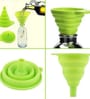 Foldable Silicone Mushroom Shape Oil Funnel