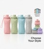 Foldable Silicone Water Bottle 610ml for Travel Gym Cycling and Sports