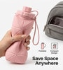 Foldable Silicone Water Bottle 610ml for Travel Gym Cycling and Sports
