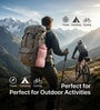 Foldable Silicone Water Bottle 610ml for Travel Gym Cycling and Sports
