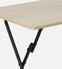 Foldable Study Table in Light Acasia Finish