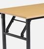 Foldable Study Table in Steam Bleach Finish