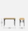 Foldable Study Table in Steam Bleach Finish