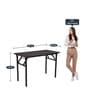 Foldable Study Table in Wenge Finish