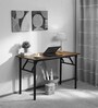Foldable Study Table in Wenge Finish