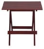 Gale Solid Wood Outdoor Coffee Table in Brown Finish