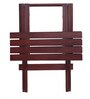 Gale Solid Wood Outdoor Coffee Table in Brown Finish