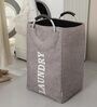 Grey Folding Laundry Bag 40 LTR