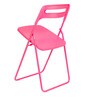 Folding Metal Chair in Pink Colour