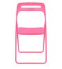 Folding Metal Chair in Pink Colour
