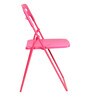 Folding Metal Chair in Pink Colour