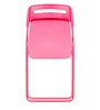 Folding Metal Chair in Pink Colour