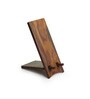Folding Stand Brown Sheesham Wood Mobile Stand