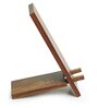Folding Stand Brown Sheesham Wood Mobile Stand