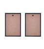 Foliage 3D Set of 2 Brown Engineered Wood Paintings