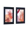 Foliage 3D Set of 2 Brown Engineered Wood Paintings