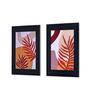 Foliage 3D Set of 2 Brown Engineered Wood Paintings