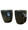 Foliage Green Ceramic  Tea Cups