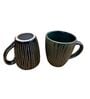 Foliage Green Ceramic  Tea Cups