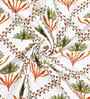 Foliage Madhuban Floral Waffle Cotton 250 GSM Bath & Hand Towel Set