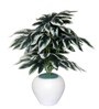 White Artificial Plant With Pot