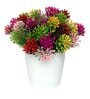 Multicolor Artificial Plant With Pot