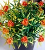 Orange Artificial Plant With Pot
