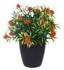 Orange Artificial Plant With Pot