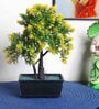 Yellow Artificial Bonsai Tree With Pot