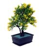 Yellow Artificial Bonsai Tree With Pot