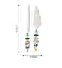 Folk Floral Cake Server Set- Blue
