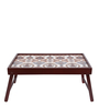 Folk Ornament  Brown MDF Bed Tray